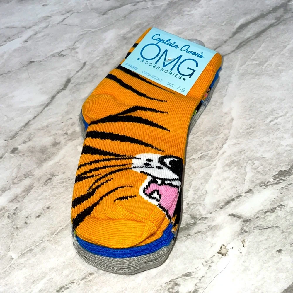 NEW Captain Owens OMG Accessories Socks kids 7-9